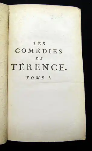 Madame Dacier 1768 Les Comédies de Térence - 3 vol. am