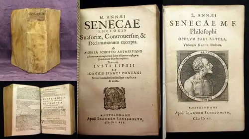 Annaei Senecae M. F. Philosophi Operum Pars Altera 2 Bde. in 1 Philosophie 1619