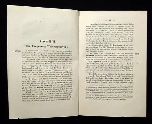 Verschönerungs-Verein Wilhelmshaven m. d. Insel Wangeroog 1880 sehr selten Guide