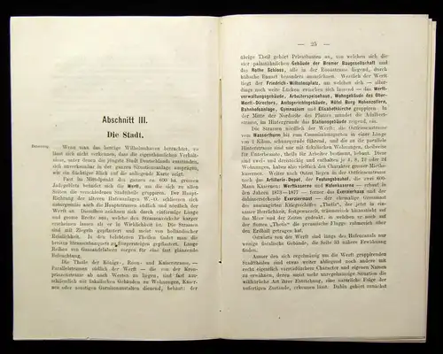 Verschönerungs-Verein Wilhelmshaven m. d. Insel Wangeroog 1880 sehr selten Guide