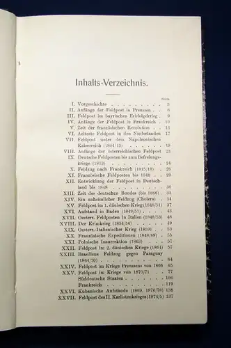 Glasewald Die Post im Kriege  Beiträge zur Geschichte der Feldpost 1913 js