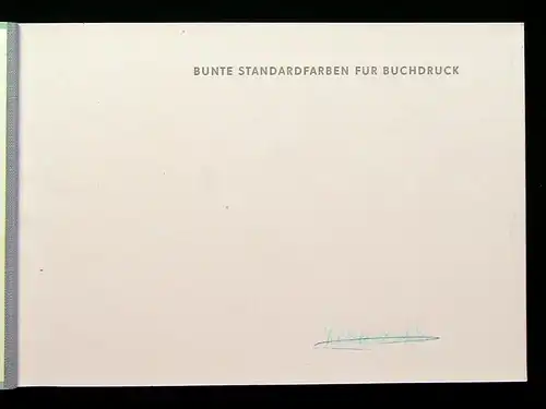 TGL bunte Farben für Buchdruck Coswig VEB Lack u. Druckfarbenfabrik um 1900 js