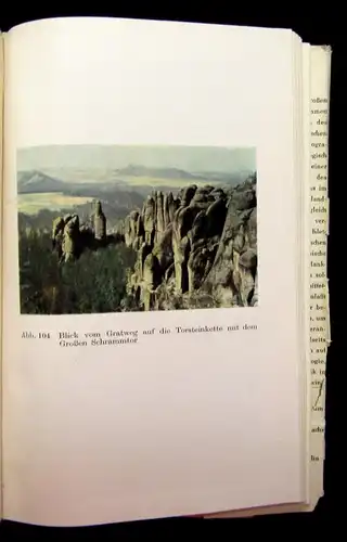 Rast Geologischer Führer durch das Elbsandsteingebirge 1959 Ortskunde Führer js