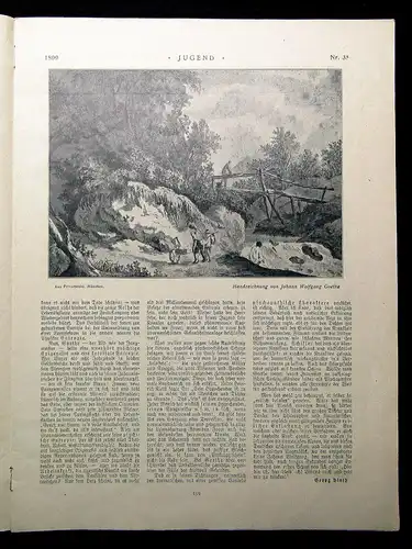 Jugend Zeitschrift Jugendstil Wochenschrift Nr.35  1899 Hirth Verlag IV. Jahrg.