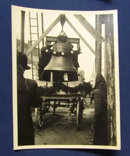 15 Fotographien um 1950 Sächsische Schweiz Glockenweihe in Rathewalde selten js