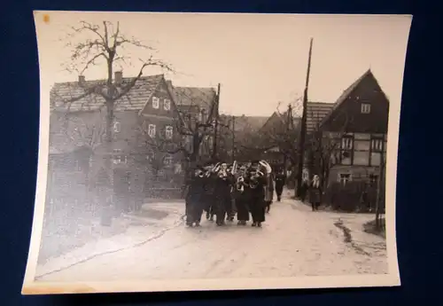 15 Fotographien um 1950 Sächsische Schweiz Glockenweihe in Rathewalde selten js