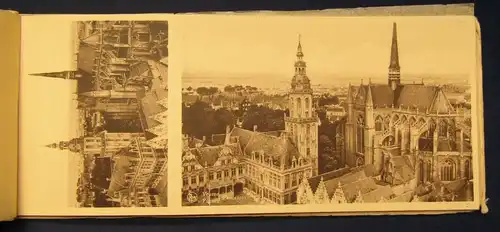 Leporello mit 10 Ansichten aus Veurne Furnes- Westbelgien 9x 21 cm Postkarten js