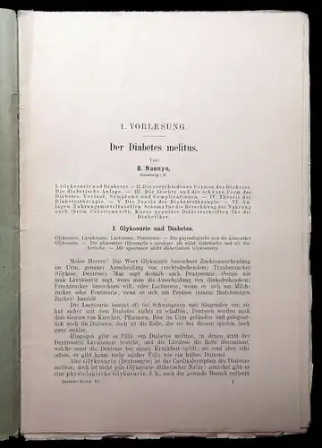 Leyden Die deutsche Klinik am Eingange des 20. Jhd. 1901 2 Hefte Medizin mb