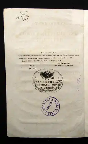 Löwinsohn Experimenta De Nervi Vagi in Respirationem Vi Et Effectu 1858 Medizin