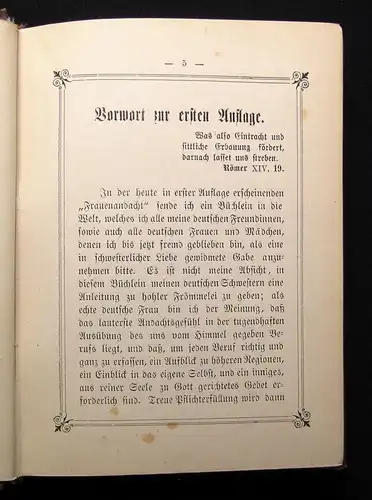 Romany, Marie Frauen- Andacht um 1890 Literatur Belletristik Erzählungen