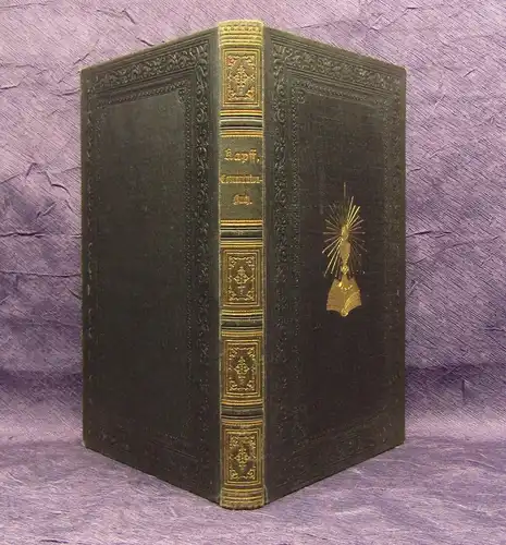 Kapff, Prälat Dr., Communion- buch 1887 Mit 1 Stahlstich Theologie Glaube