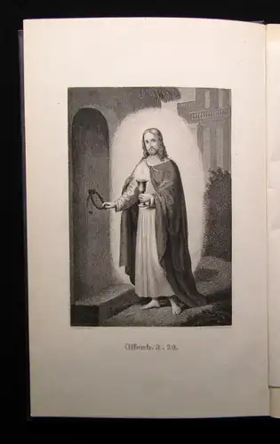 Kapff, Prälat Dr., Communion- buch 1887 Mit 1 Stahlstich Theologie Glaube