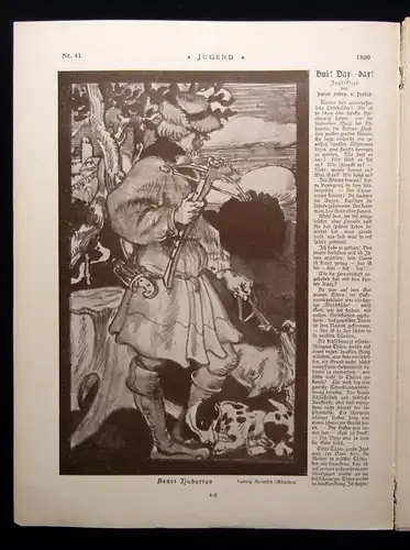 Jugend Zeitschrift Jugendstil Wochenschrift Nr. 41 1899 IV.Jhg. Hirth Verlag js