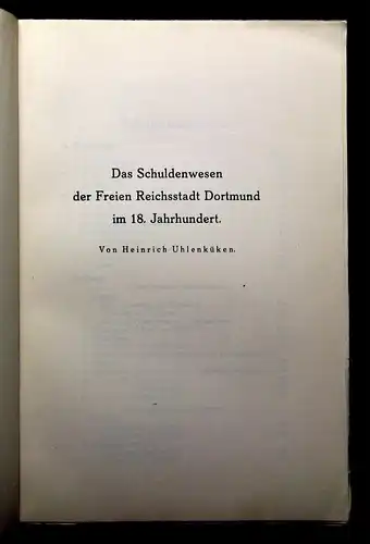 Beiträge zur Geschichte Dortmunds u der Grafschaft Mark XXXVI 1928 Geschichte