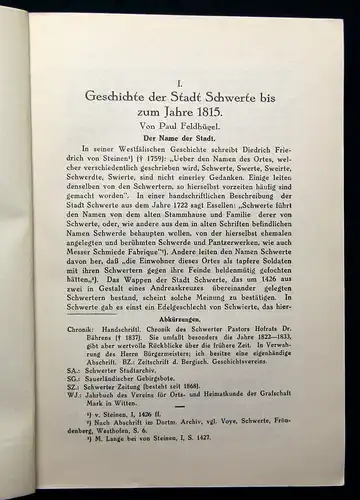 Beiträge zur Geschichte Dortmunds u der Grafschaft Mark XXXIV. 1927 Geschichte