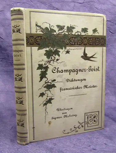 Mehring Champagner-Geist Liede rund Lustspiele französischer Meister um 1890