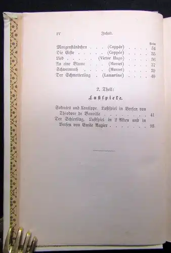 Mehring Champagner-Geist Liede rund Lustspiele französischer Meister um 1890