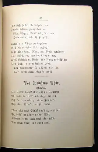 Mehring Champagner-Geist Liede rund Lustspiele französischer Meister um 1890