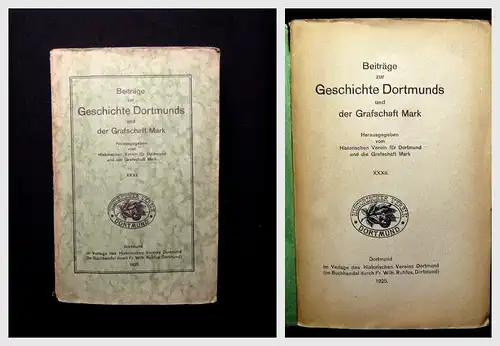 Beiträge zur Geschichte Dortmunds u der Grafschaft Mark XXXII. 1925 Geschichte