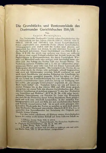 Beiträge zur Geschichte Dortmunds u der Grafschaft Mark XXXII. 1925 Geschichte