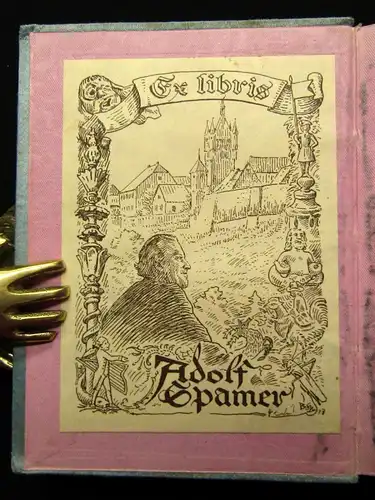 Helena Taschenbuch für 1839 Dritter Jahrgang Ex Libris Adolf Spamer Goldschnitt