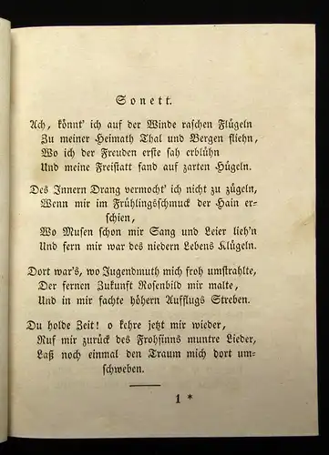 Neuer Göttinger Musenalmanach 1832 Ex Libris Adolf Spamer Goldschnitt