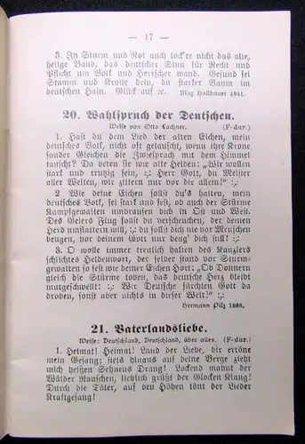 Liederbuch des Allgemeinen Turnvereins zu Dresden(gegründet 1844) 1913