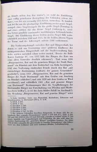 Winterfeld Geschichte Dortmunds und der Graffschaft Mark XL. 1932 Geschichte