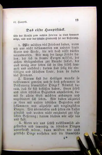 Des gottseligen Thomas von Kempis vier Bücher von der Nachfolge Christi um 1875