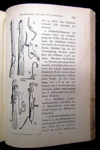 Demmin Die Kriegswaffen in ihrer historischen Entwicklung 1886 Geschichte mb