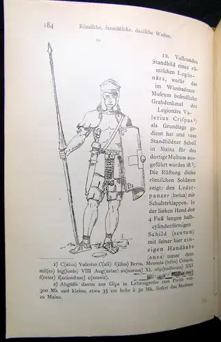 Demmin Die Kriegswaffen in ihrer historischen Entwicklung 1886 Geschichte mb