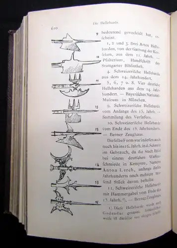 Demmin Die Kriegswaffen in ihrer historischen Entwicklung 1886 Geschichte mb