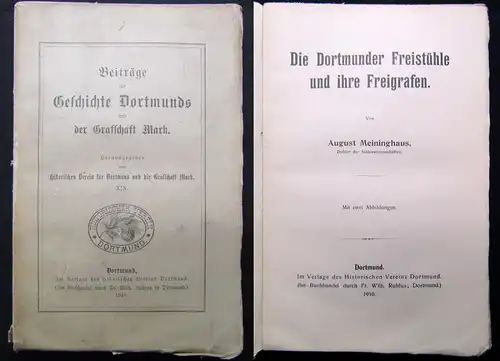 Geschichte Dortmunds und der Graffschaft Mark XIX 1910 Dortmunder Freigrafen