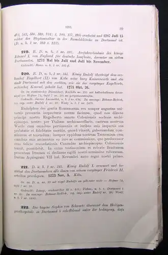 Rübel Dortmunder Urkundenbuch Ergänzungsband I.(No.1-906) 789-1350; 1910