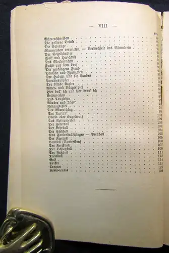 Busch Das Gesellschafts-spielbuch und Allerhand Kunststücke um 1900 Experimente