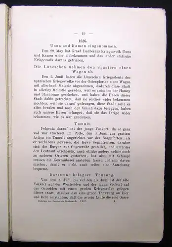 Beiträge zur Geschichte Dortmunds und der Graffschaft Mark XXIII 1914 Geschichte