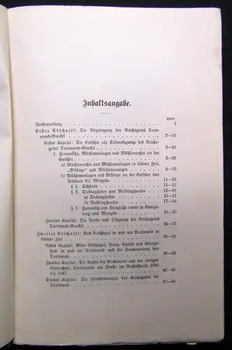 Rübel Die Dortmunder Reichsleute Sonderausgabe des Heftes XV der Beiträge 1907