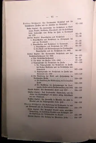 Rübel Die Dortmunder Reichsleute Sonderausgabe des Heftes XV der Beiträge 1907