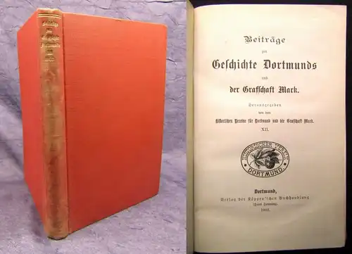 Beiträge zur Geschichte Dortmunds und der Graffschaft Mark XII. 1903 Geschichte