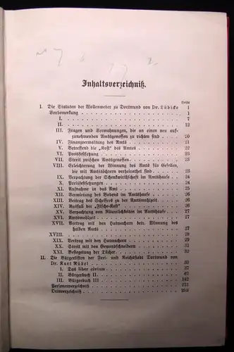 Beiträge zur Geschichte Dortmunds und der Graffschaft Mark XII. 1903 Geschichte