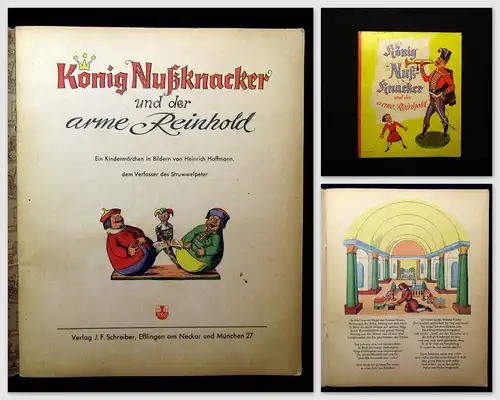 Hoffmann König Nußknacker und der arme Reinhold um 1950 Kindermärchen in Bildern