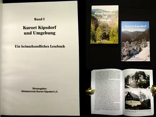 Kurort Kipsdorf um Umgebung, Band 1-2, Sächsische Schweiz, Heimatverein, Sachsen