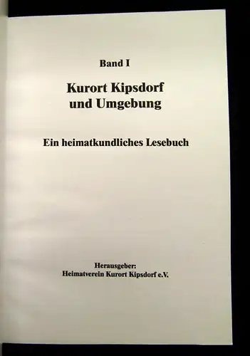 Kurort Kipsdorf um Umgebung, Band 1-2, Sächsische Schweiz, Heimatverein, Sachsen