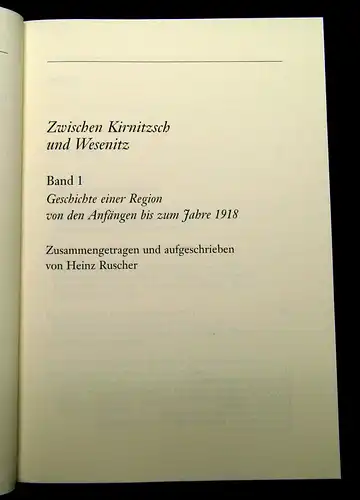 Zwischen Kirnitzsch und Wesenitz, Band 1+2, Sächsische Schweiz, Sachsen