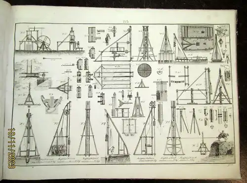 32 Tafeln über Wasserbau Tafel 69-101 Kupferstich 50 x67 cm um 1800