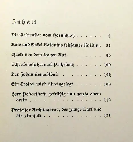 Heinrich Die Gespenster vom Hornschloss und andere lustige Geschichten um 1930