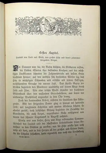 Brandstädter Erich´s Ferien um 1905 Eine Erzählung für die Jugend Literatur