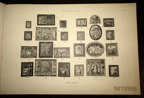 Catalogue des objets d`art et de haute curiosite antiques Nur  die Tafeln selten