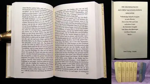 Littmann, Enno 1854 Die Erzählungen aus den Tausendundein Nächten - 6 Bde.