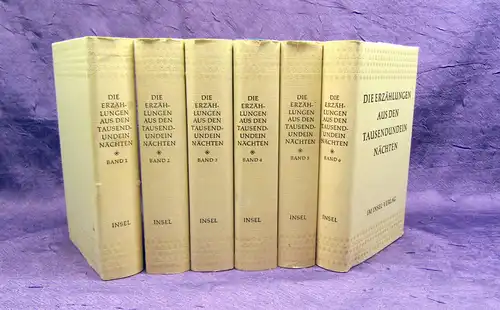Littmann, Enno 1854 Die Erzählungen aus den Tausendundein Nächten - 6 Bde.
